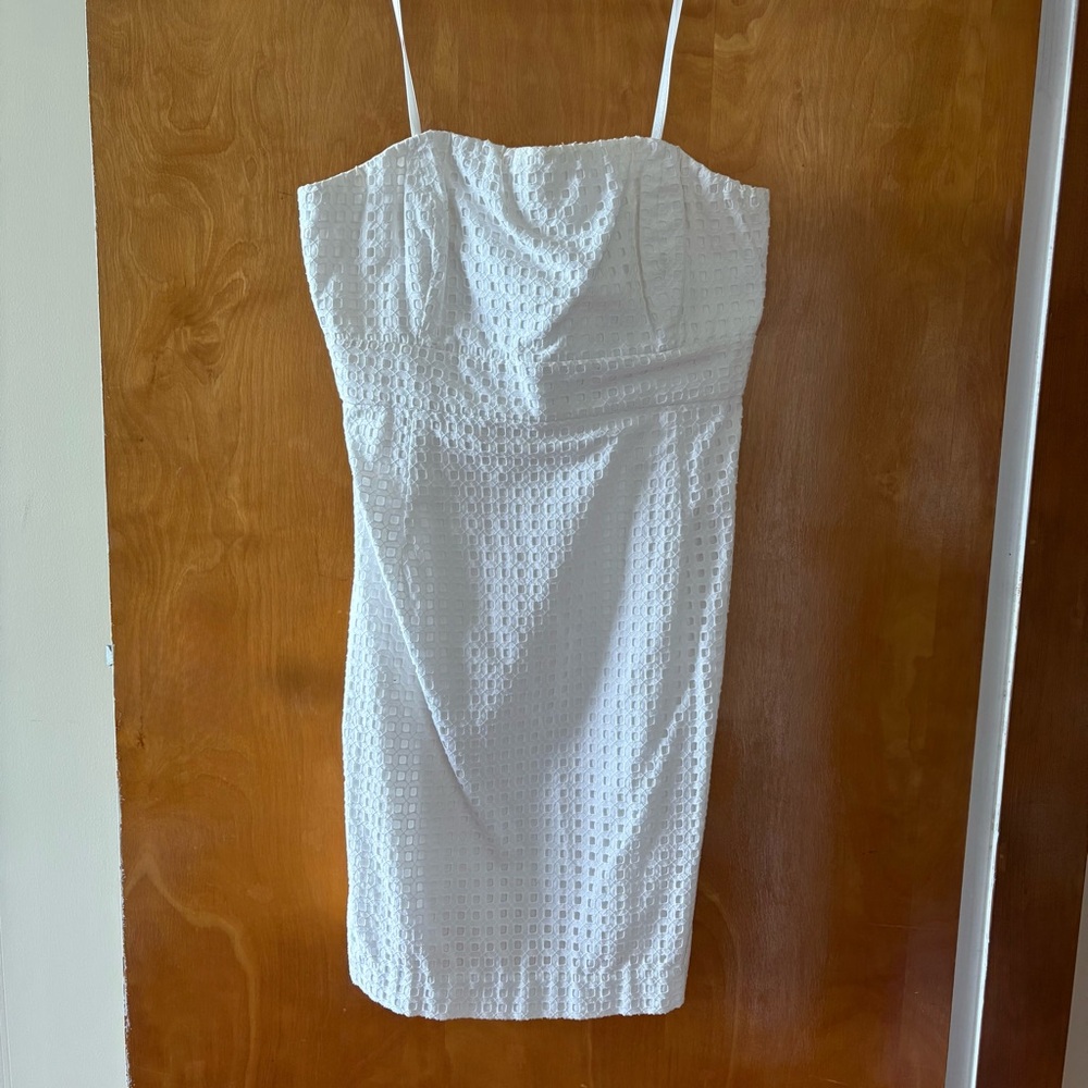 Vineyard Vines White Strapless mini Dress